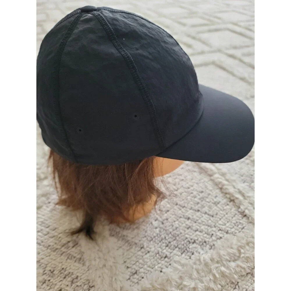 Womens Lululemon Black Nylon Hat One Size